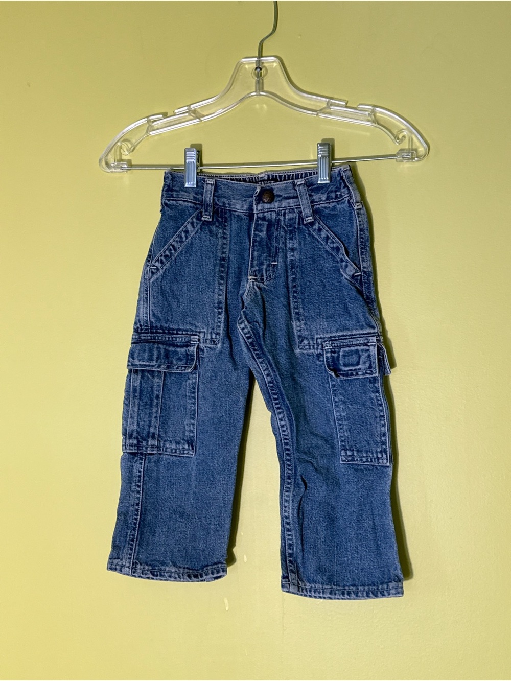 OshKosh B'gosh Dark Blue Kids Cargo Jeans